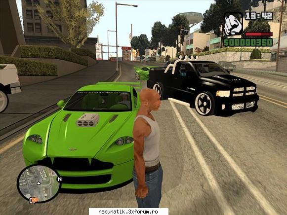 cars: 
zr-350 - mazda rx-7 veilside (with neon) 
intruder - bmw 760li 
buffalo - dodge challanger